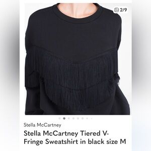 Fringe designer sweatshirt